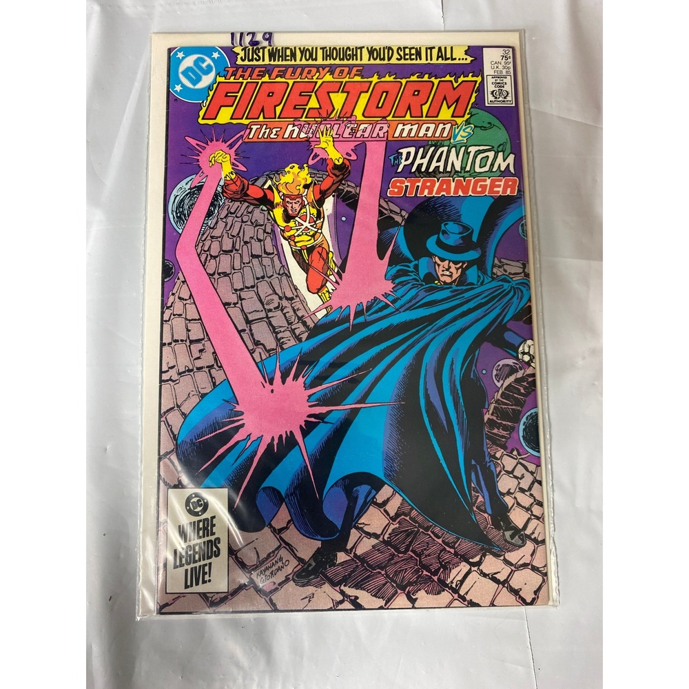 DC Comics The Fury of Firestorm 32 Phantom Stranger Feb 1985 Bronze Age Comic